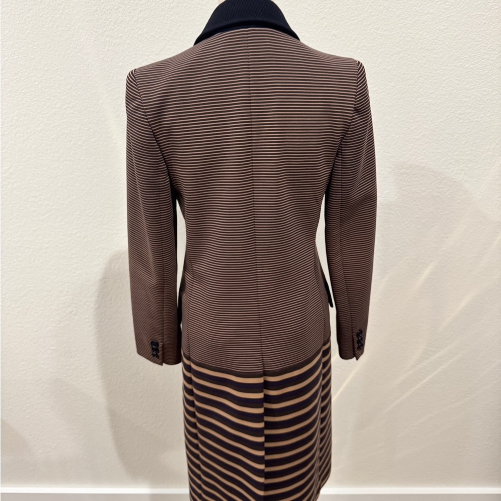 Miu Miu Striped Wool Blend Coat – Size 40 (IT) - Picture 3 of 8